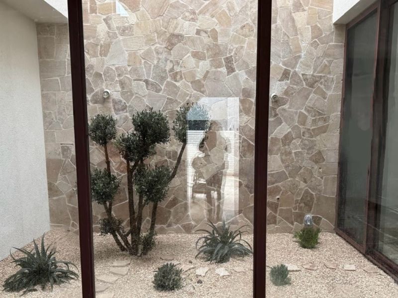 -2502262 - אבן טרוורטין לייט משולבת טרוורטין נוצ'ה אמורפית